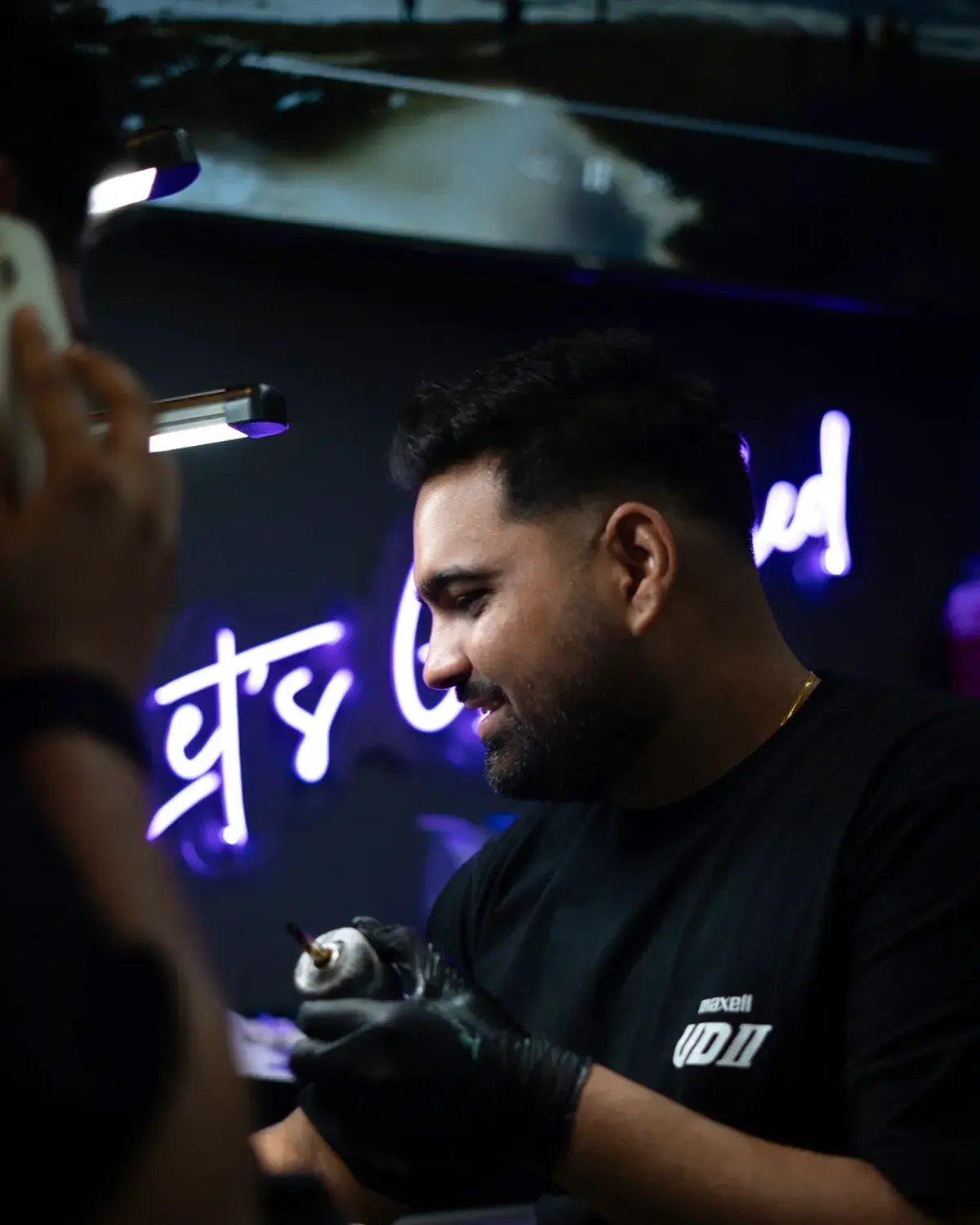 InkMe Toronto Studio Tattoo Artist at Work